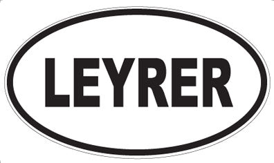 LEYRER - Oval Magnet
