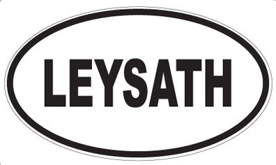 LEYSATH - Oval Sticker