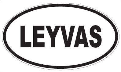 LEYVAS - Oval Sticker