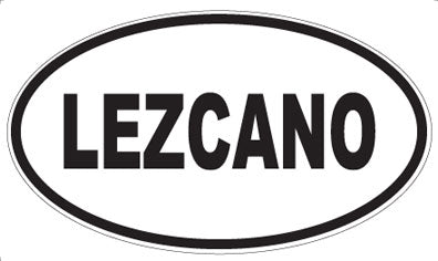 LEZCANO - Oval Magnet
