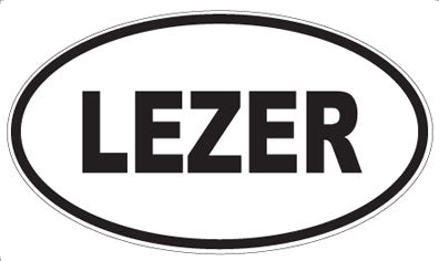 LEZER - Oval Magnet