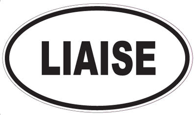 LIAISE - Oval Sticker