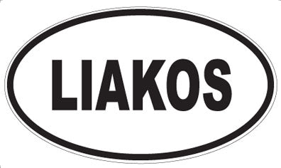 LIAKOS - Oval Sticker