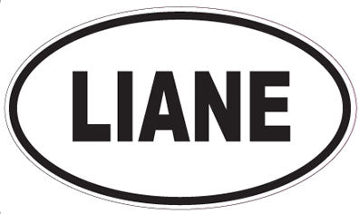 LIANE - Oval Sticker