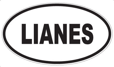 LIANES - Oval Magnet