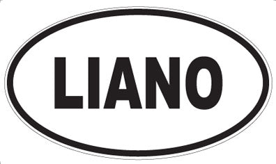 LIANO - Oval Sticker