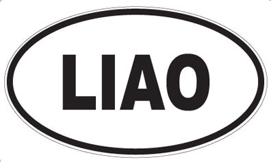 LIAO - Oval Sticker