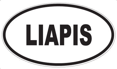 LIAPIS - Oval Sticker