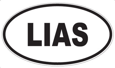 LIAS - Oval Sticker