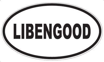 LIBENGOOD - Oval Sticker