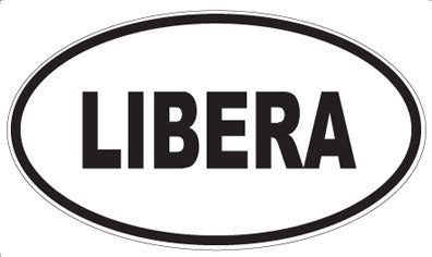 LIBERA - Oval Magnet