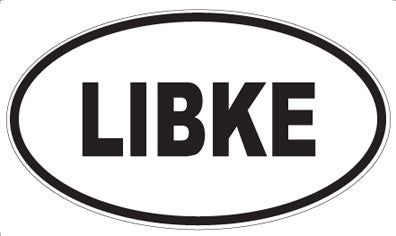 LIBKE - Oval Sticker