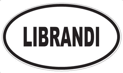 LIBRANDI - Oval Sticker