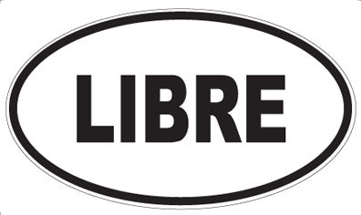 LIBRE - Oval Magnet
