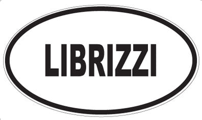 LIBRIZZI - Oval Sticker