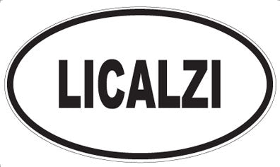 LICALZI - Oval Sticker