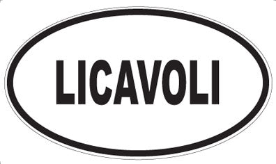 LICAVOLI - Oval Sticker