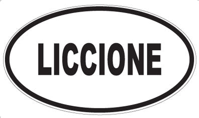 LICCIONE - Oval Magnet