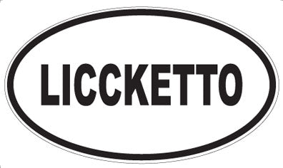 LICCKETTO - Oval Magnet