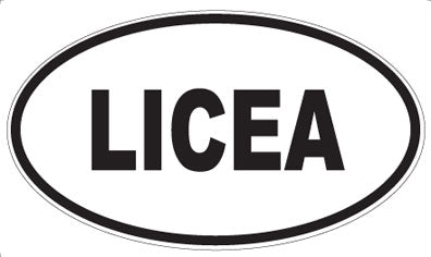 LICEA - Oval Sticker