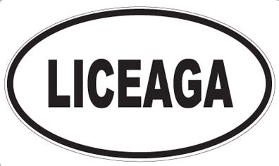 LICEAGA - Oval Sticker