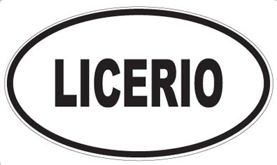 LICERIO - Oval Magnet
