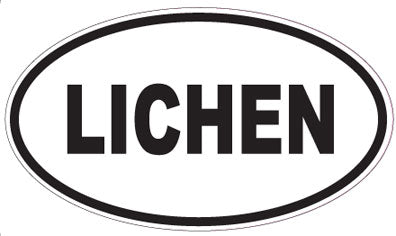 LICHEN - Oval Sticker