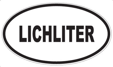 LICHLITER - Oval Magnet