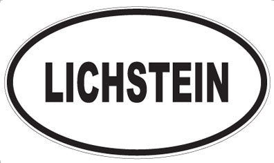 LICHSTEIN - Oval Magnet