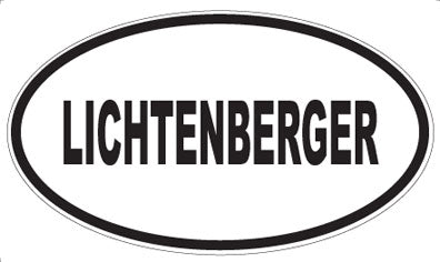 LICHTENBERGER - Oval Magnet