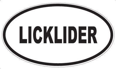 LICKLIDER - Oval Magnet