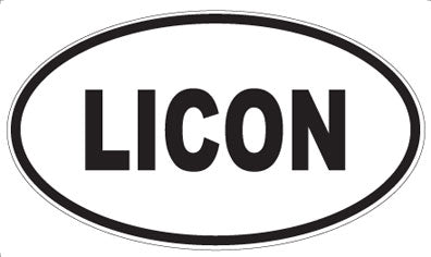 LICON - Oval Sticker