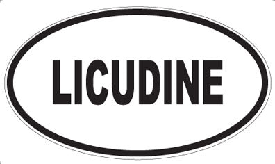 LICUDINE - Oval Magnet
