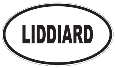 LIDDIARD - Oval Magnet