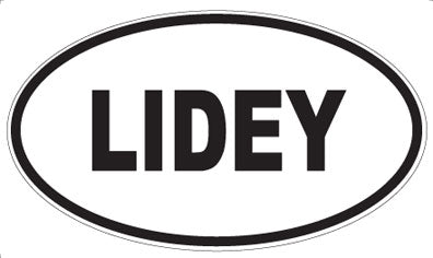 LIDEY - Oval Magnet
