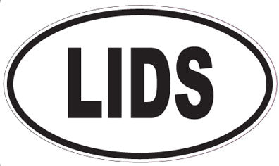 LIDS - Oval Sticker