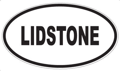 LIDSTONE - Oval Sticker