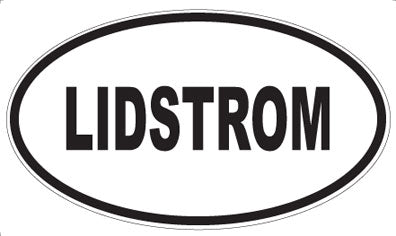 LIDSTROM - Oval Magnet