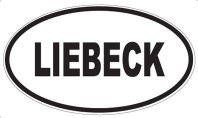 LIEBECK - Oval Magnet