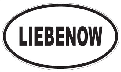 LIEBENOW - Oval Magnet