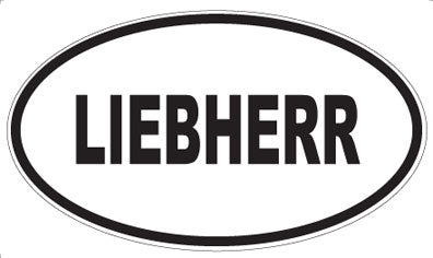 LIEBHERR - Oval Magnet