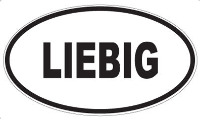 LIEBIG - Oval Sticker
