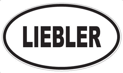 LIEBLER - Oval Magnet
