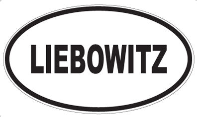 LIEBOWITZ - Oval Magnet