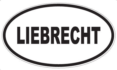 LIEBRECHT - Oval Magnet