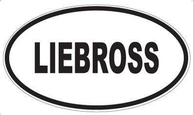 LIEBROSS - Oval Sticker