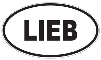 LIEB - Oval Magnet