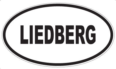 LIEDBERG - Oval Sticker