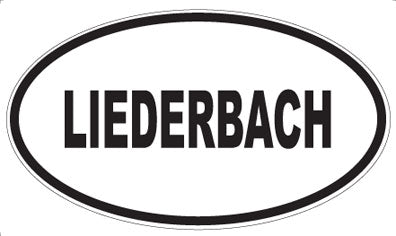 LIEDERBACH - Oval Magnet