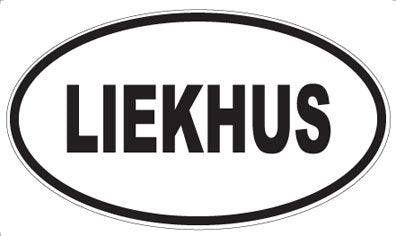 LIEKHUS - Oval Sticker